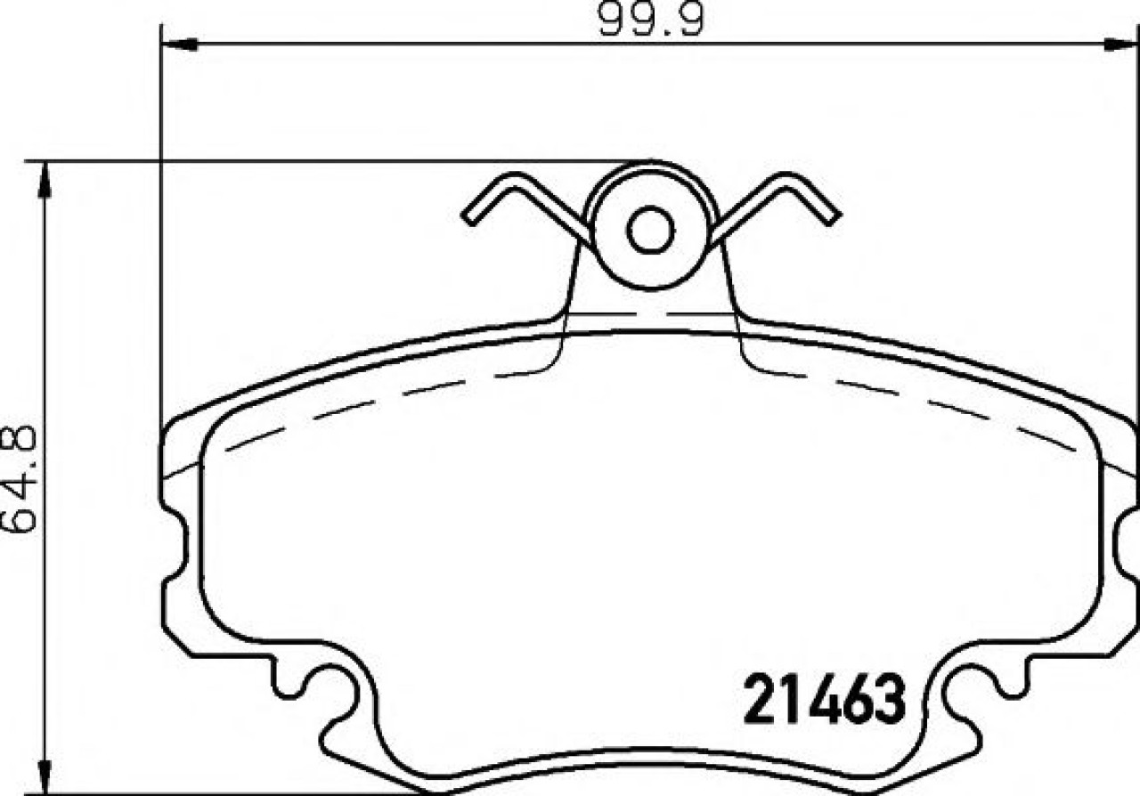 Set placute frana,frana disc RENAULT MEGANE I (BA0/1) (1995 - 2004) TEXTAR 2146304 piesa NOUA