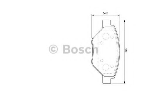 Set placute frana,frana disc RENAULT MEGANE II (BM0/1, CM0/1) (2002 - 2011) BOSCH 0 986 424 774 pies...