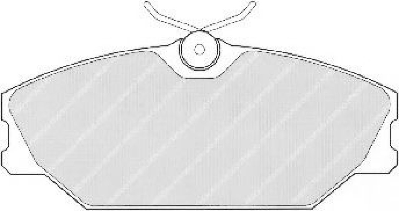 Set placute frana,frana disc RENAULT SCENIC I (JA0/1) (1999 - 2003) FERODO FDB1420 piesa NOUA