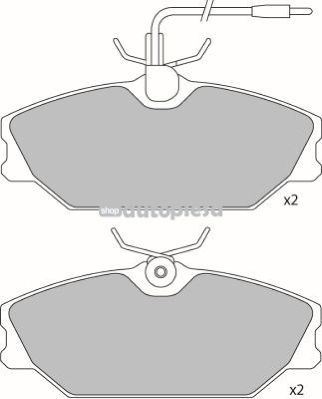 Set placute frana,frana disc RENAULT SCENIC I (JA0/1) (1999 - 2003) KRIEGER 0950006342 piesa NOUA