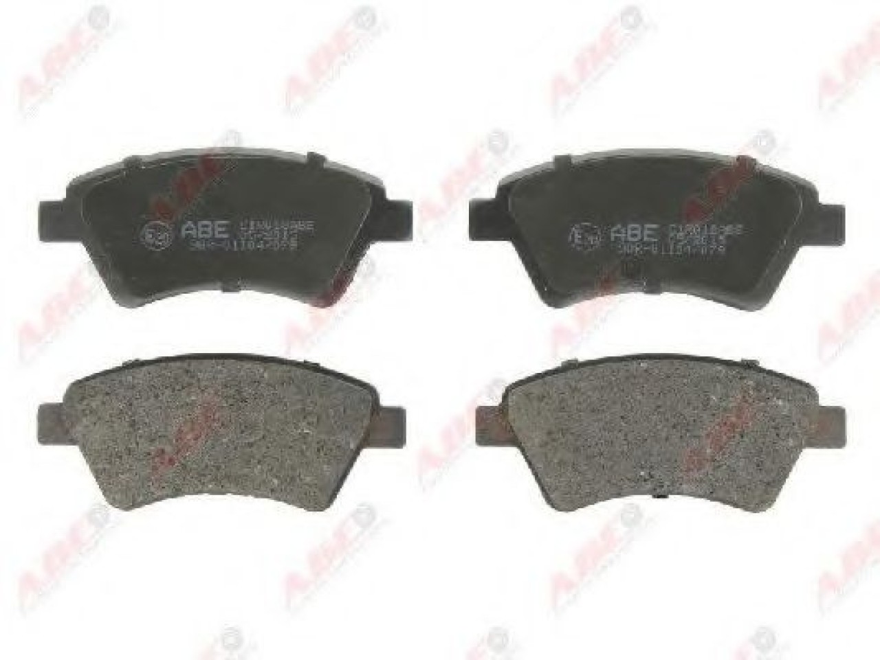 Set placute frana,frana disc RENAULT SCENIC II (JM0/1) (2003 - 2009) ABE C1R018ABE piesa NOUA