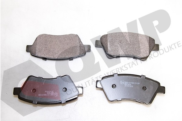 Set placute frana,frana disc RENAULT SCENIC II (JM0/1) (2003 - 2009) QWP WBP409 piesa NOUA