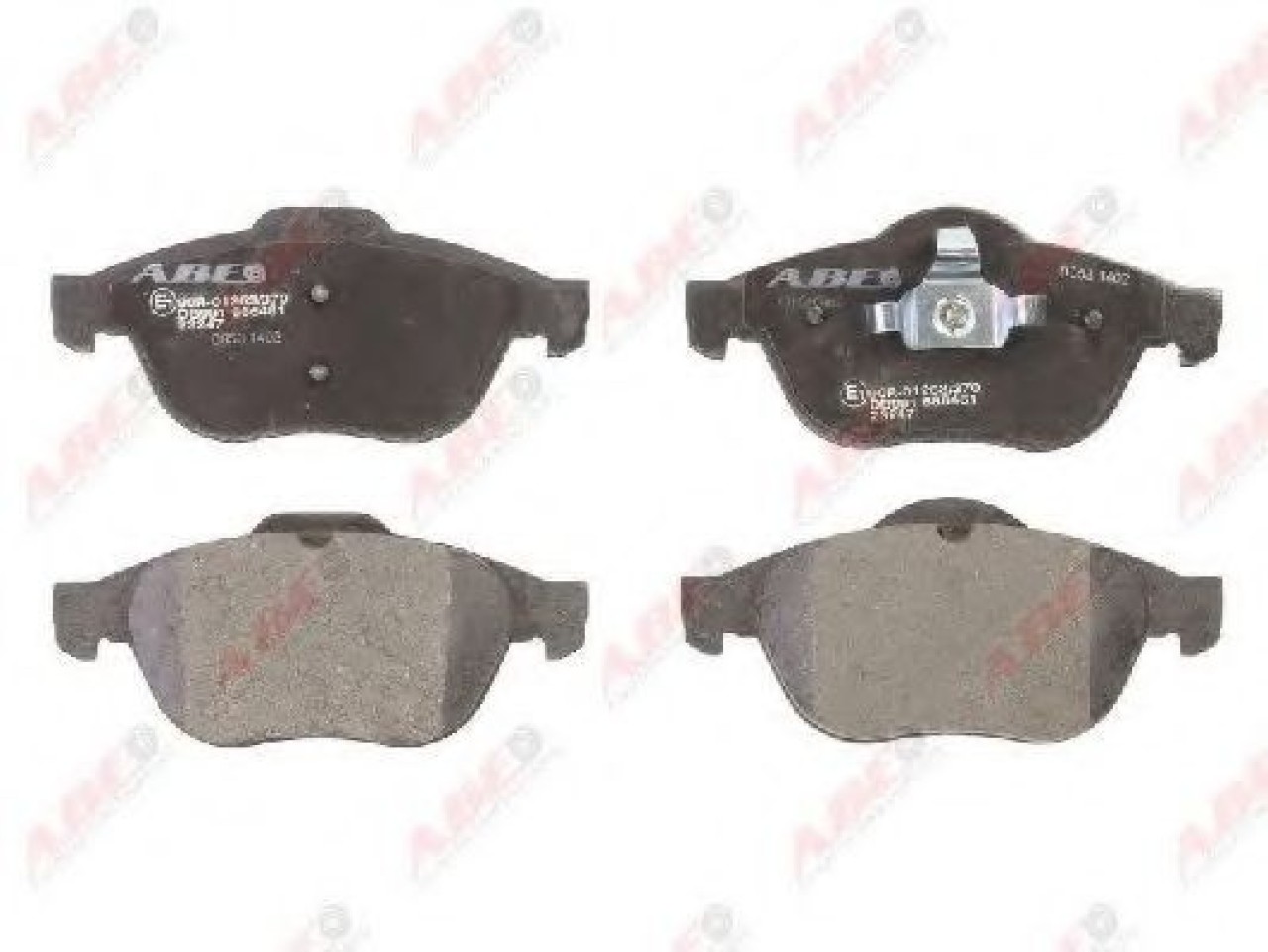 Set placute frana,frana disc RENAULT SCENIC II (JM0/1) (2003 - 2009) ABE C1R020ABE piesa NOUA