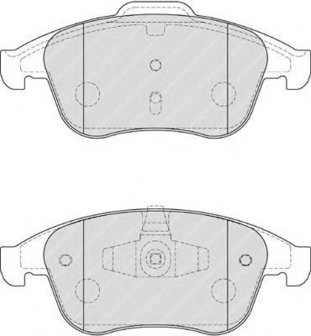 Set placute frana,frana disc RENAULT SCENIC III (JZ0/1) (2009 - 2016) FERODO FDB4181 piesa NOUA