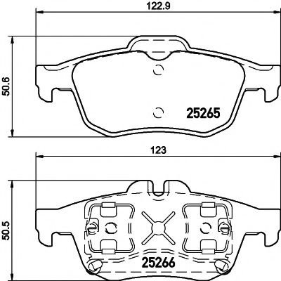 Set placute frana,frana disc RENAULT TALISMAN (2013 - 2016) TEXTAR 2526501 piesa NOUA