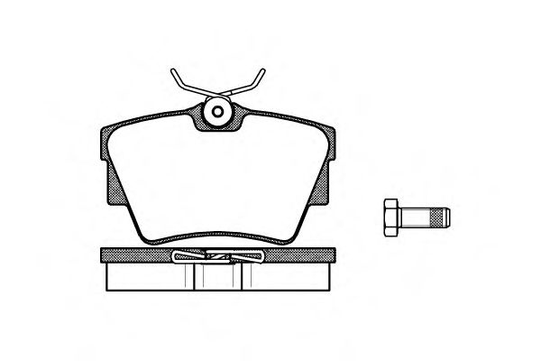 Set placute frana,frana disc RENAULT TRAFIC II platou / sasiu (EL) (2001 - 2014) REMSA 0591.30 piesa NOUA
