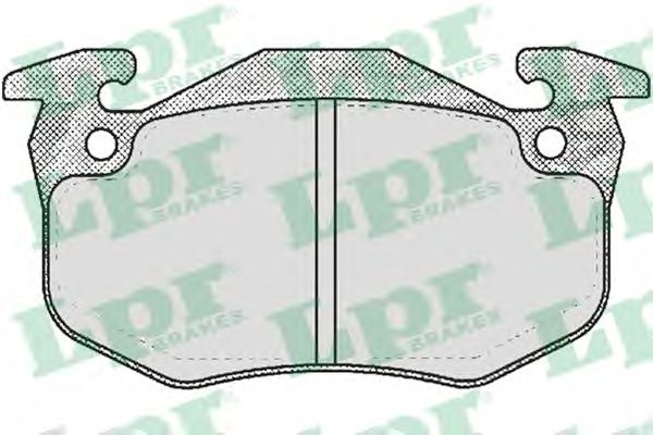 Set placute frana,frana disc RENAULT TWINGO I (C06) (1993 - 2012) LPR 05P484 piesa NOUA
