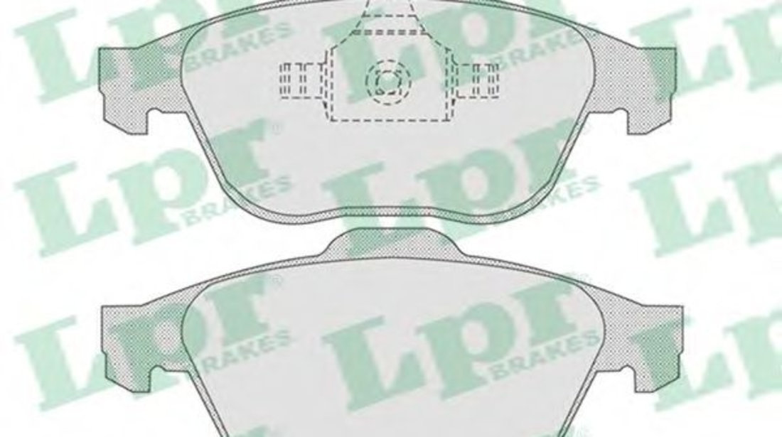 Set placute frana,frana disc RENAULT VEL SATIS (BJ0) (2002 - 2016) LPR 05P864 piesa NOUA