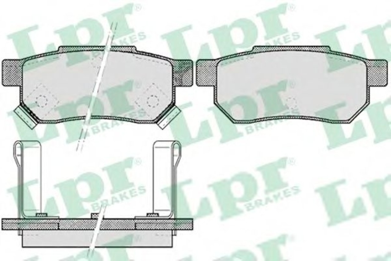 Set placute frana,frana disc ROVER STREETWISE (2003 - 2005) LPR 05P506 piesa NOUA