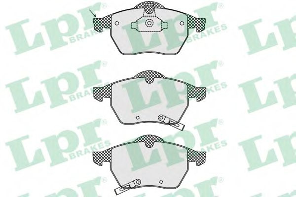 Set placute frana,frana disc SAAB 9-3 Cabriolet (YS3D) (1998 - 2003) LPR 05P689 piesa NOUA