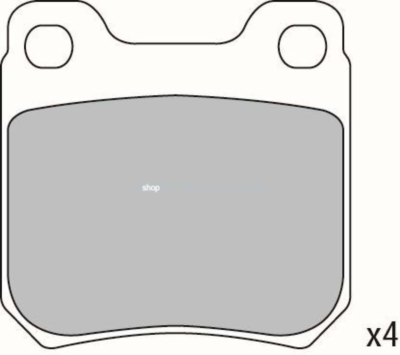 Set placute frana,frana disc SAAB 9-3 (YS3D) (1998 - 2003) KRIEGER 0950006336 piesa NOUA