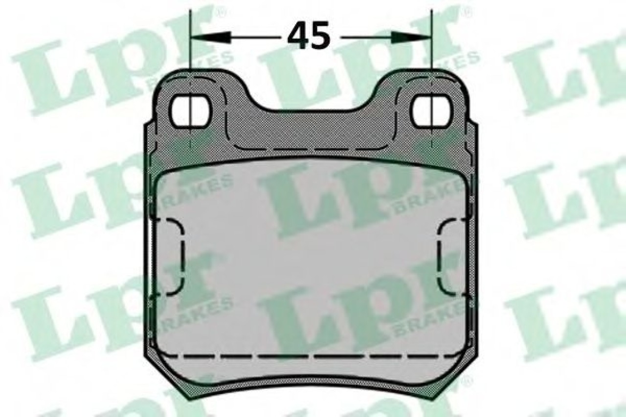 Set placute frana,frana disc SAAB 9-5 Combi (YS3E) (1998 - 2009) LPR 05P334 piesa NOUA