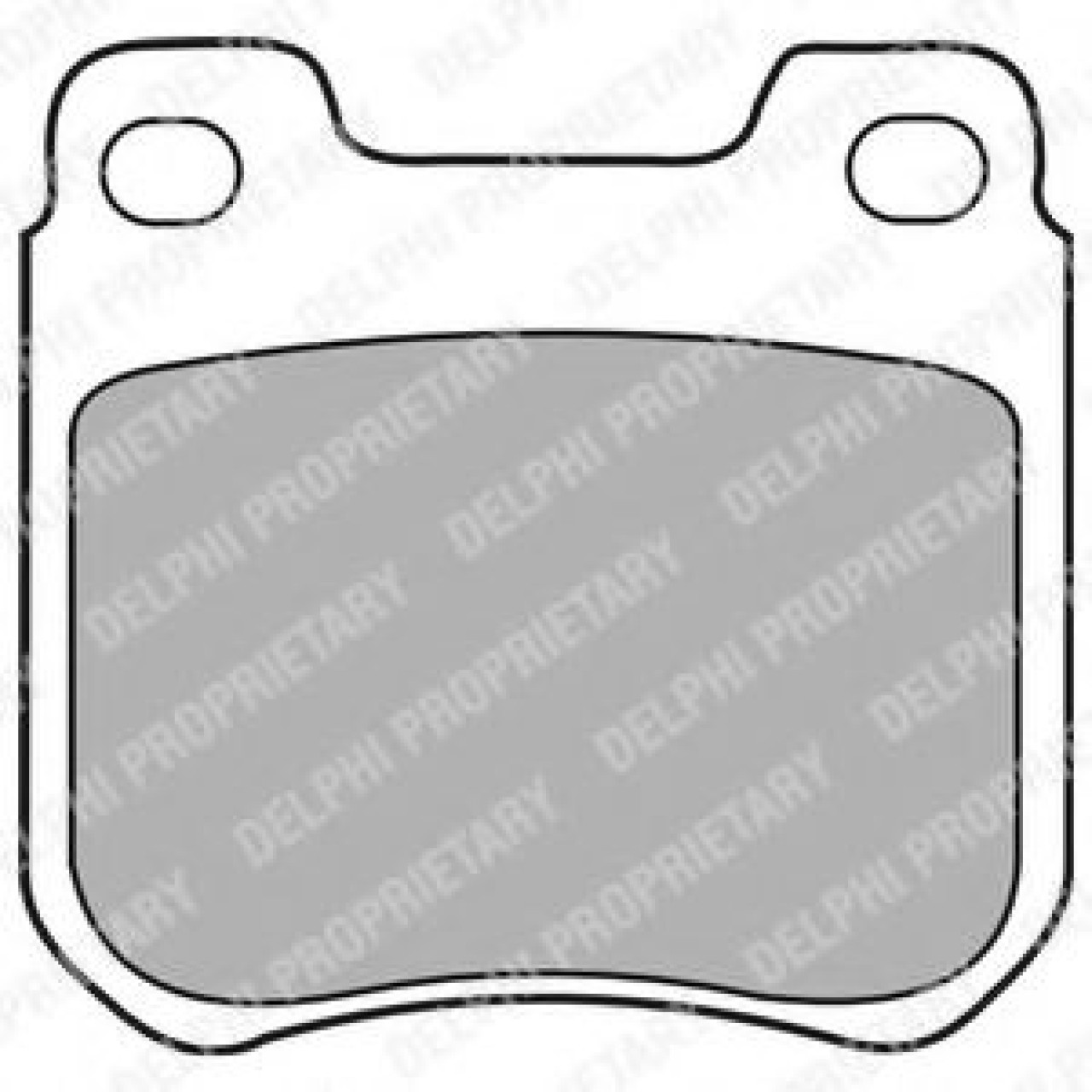 Set placute frana,frana disc SAAB 9-5 Combi (YS3E) (1998 - 2009) DELPHI LP1441 piesa NOUA