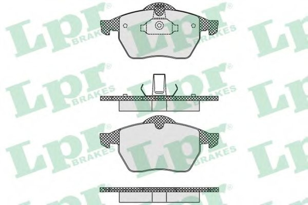 Set placute frana,frana disc SAAB 9-5 (YS3E) (1997 - 2009) LPR 05P635 piesa NOUA
