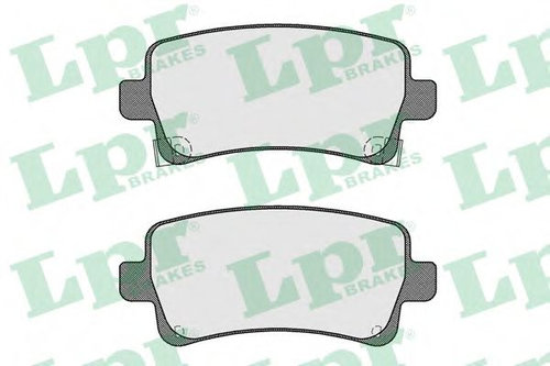 Set placute frana,frana disc SAAB 9-5 (YS3G) (2010 - 2012) LPR 05P1584 piesa NOUA