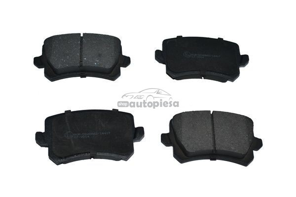 Set placute frana,frana disc SEAT ALHAMBRA (710, 711) (2010 - 2016) KRIEGER 0950006020 piesa NOUA