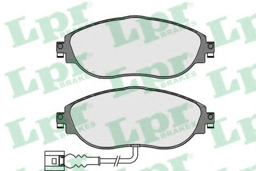 Set placute frana,frana disc SEAT ALHAMBRA (710, 711) (2010 - 2016) LPR 05P1734 piesa NOUA