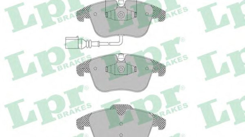 Set placute frana,frana disc SEAT ALHAMBRA (710, 711) (2010 - 2016) LPR 05P1392 piesa NOUA