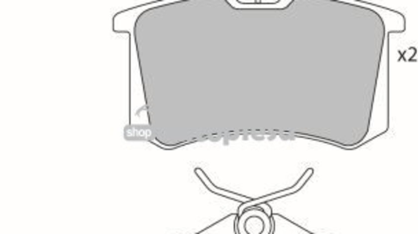 Set placute frana,frana disc SEAT ALHAMBRA (7V8, 7V9) (1996 - 2010) KRIEGER 0950006319 piesa NOUA