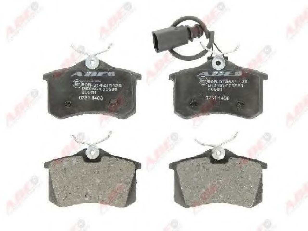 Set placute frana,frana disc SEAT ALHAMBRA (7V8, 7V9) (1996 - 2010) ABE C2W012ABE piesa NOUA