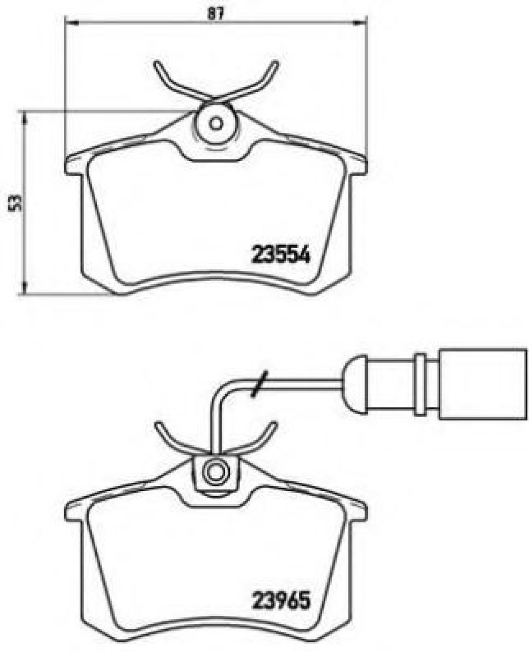 Set placute frana,frana disc SEAT ALHAMBRA (7V8, 7V9) (1996 - 2010) BREMBO P 85 058 piesa NOUA