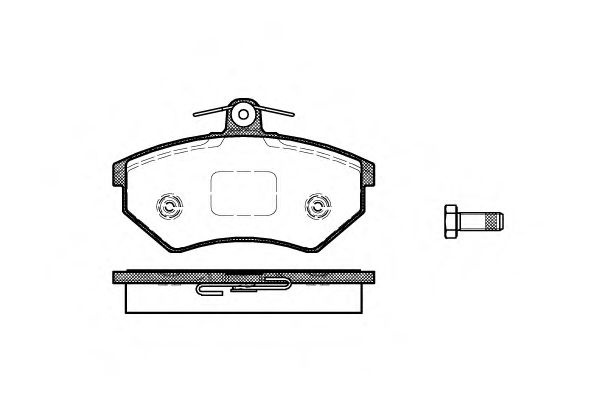 Set placute frana,frana disc SEAT CORDOBA (6K1, 6K2) (1993 - 1999) REMSA 0134.40 piesa NOUA