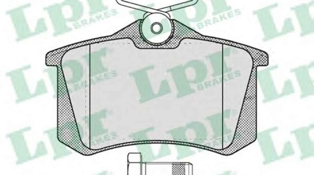 Set placute frana,frana disc SEAT EXEO (3R2) (2008 - 2016) LPR 05P634 piesa NOUA