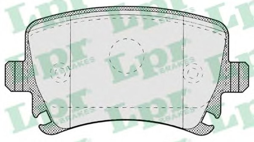 Set placute frana,frana disc SEAT EXEO (3R2) (2008 - 2016) LPR 05P1219 piesa NOUA