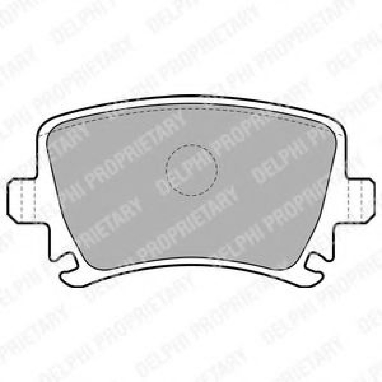 Set placute frana,frana disc SEAT EXEO ST (3R5) (2009 - 2016) DELPHI LP1824 piesa NOUA