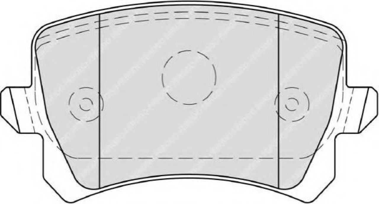 Set placute frana,frana disc SEAT EXEO ST (3R5) (2009 - 2016) FERODO FDB4058 piesa NOUA