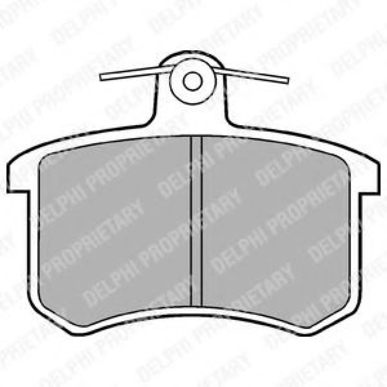 Set placute frana,frana disc SEAT EXEO ST (3R5) (2009 - 2016) DELPHI LP451 piesa NOUA