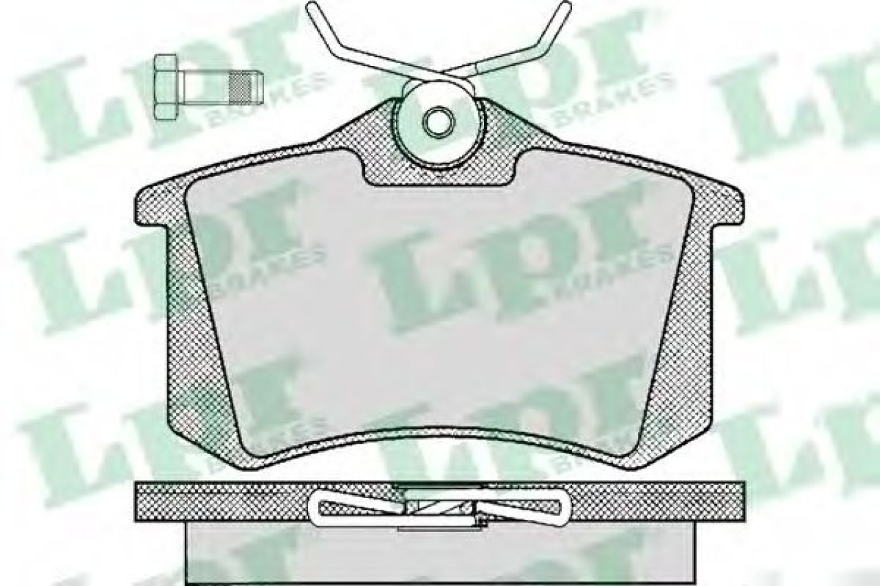 Set placute frana,frana disc SEAT IBIZA II (6K1) (1993 - 1999) LPR 05P294 piesa NOUA