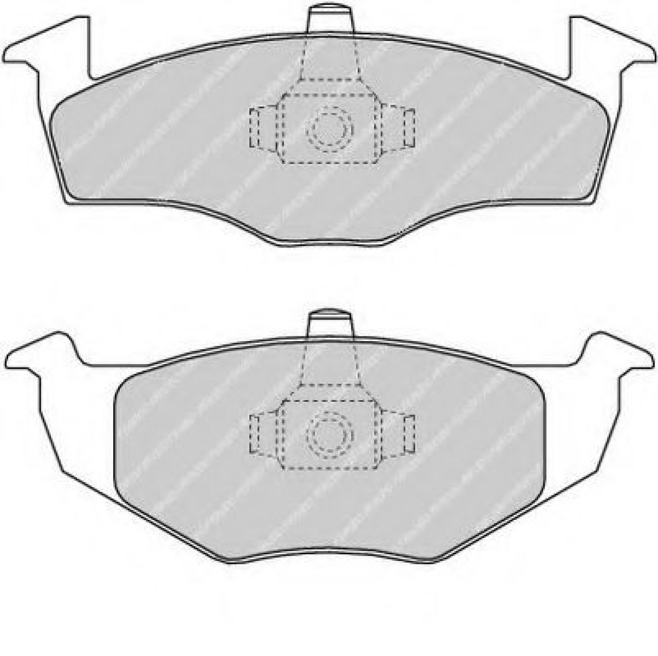 Set placute frana,frana disc SEAT IBIZA III (6K1) (1999 - 2002) FERODO FDB1288 piesa NOUA