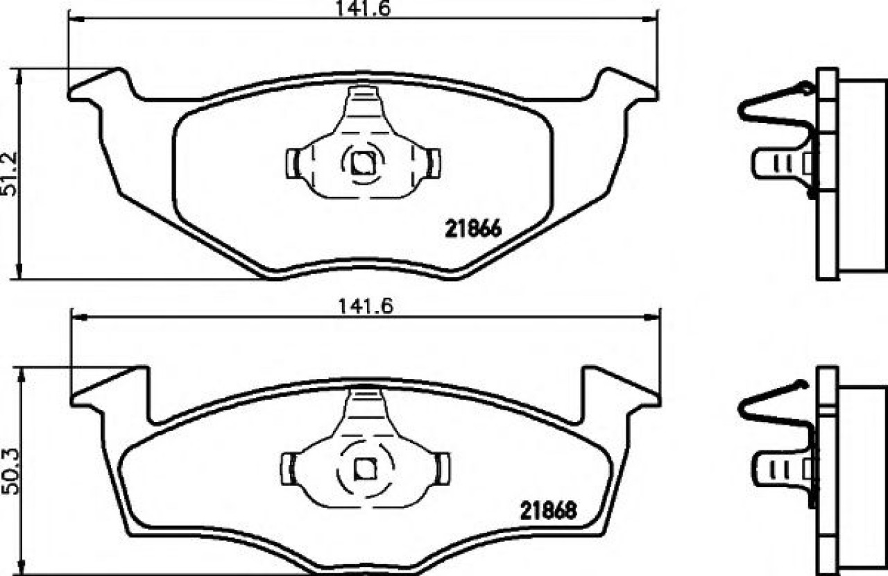 Set placute frana,frana disc SEAT IBIZA III (6K1) (1999 - 2002) TEXTAR 2186601 piesa NOUA