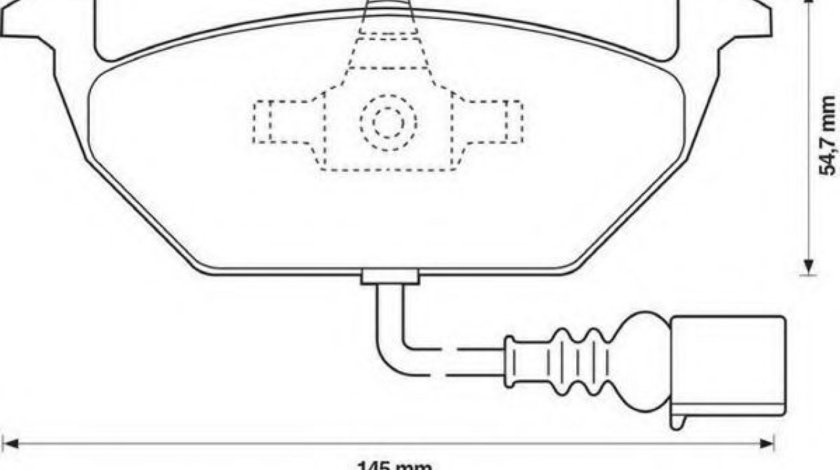 Set placute frana,frana disc SEAT IBIZA V ST (6J8, 6P8) (2010 - 2016) JURID 571971JC piesa NOUA