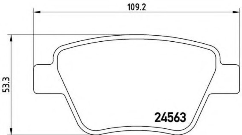 Set placute frana,frana disc SEAT LEON (1P1) (2005 - 2012) BREMBO P 85 114 piesa NOUA