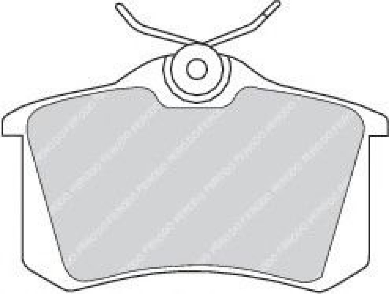 Set placute frana,frana disc SEAT TOLEDO I (1L) (1991 - 1999) FERODO FDB541 piesa NOUA