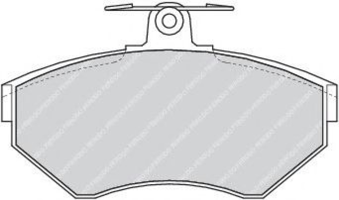 Set placute frana,frana disc SEAT TOLEDO I (1L) (1991 - 1999) FERODO FDB1312 piesa NOUA