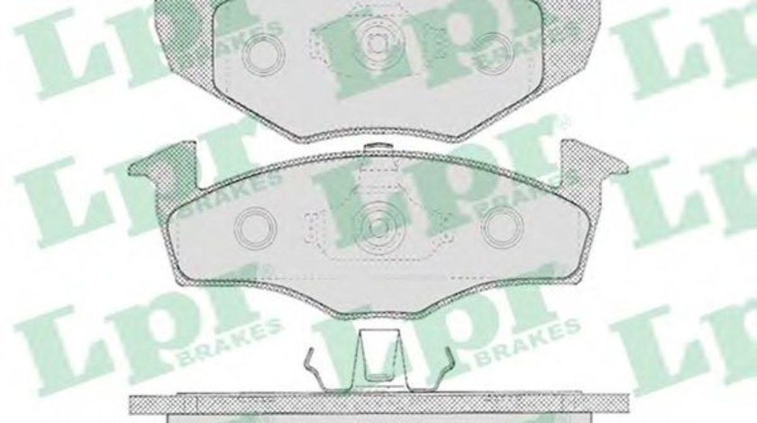 Set placute frana,frana disc SEAT TOLEDO I (1L) (1991 - 1999) LPR 05P627 piesa NOUA