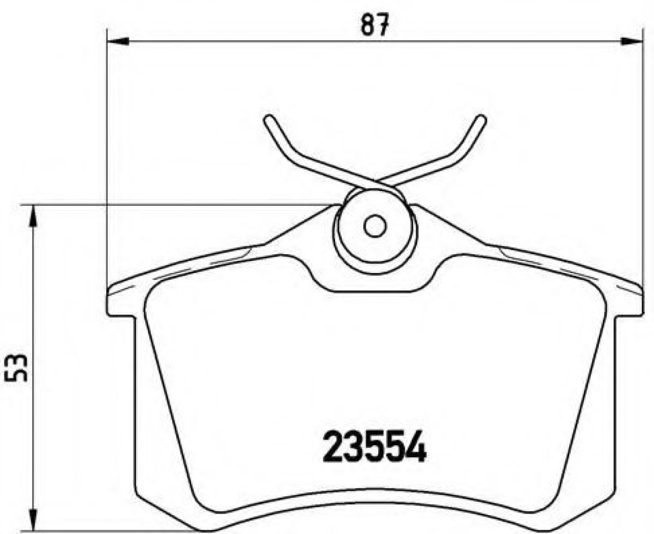 Set placute frana,frana disc SKODA FABIA II (2006 - 2014) BREMBO P 85 020 piesa NOUA