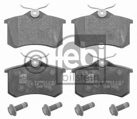 Set placute frana,frana disc SKODA FABIA II Combi (2007 - 2014) FEBI BILSTEIN 16488 piesa NOUA