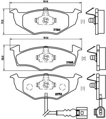 Set placute frana,frana disc SKODA FABIA II Combi (2007 - 2014) BREMBO P 85 071 piesa NOUA