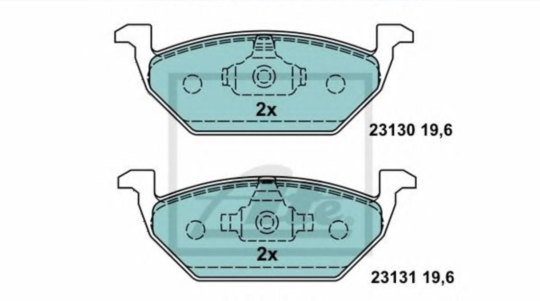 Set placute frana,frana disc SKODA OCTAVIA I Combi (1U5) (1998 - 2010) ATE 13.0470-7111.2 piesa NOUA