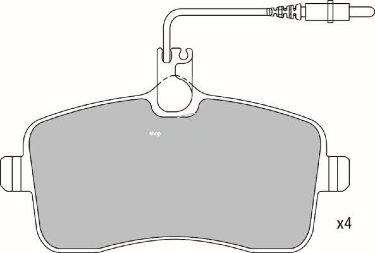 Set placute frana,frana disc SKODA OCTAVIA I Combi (1U5) (1998 - 2010) KRIEGER 0950006321 piesa NOUA
