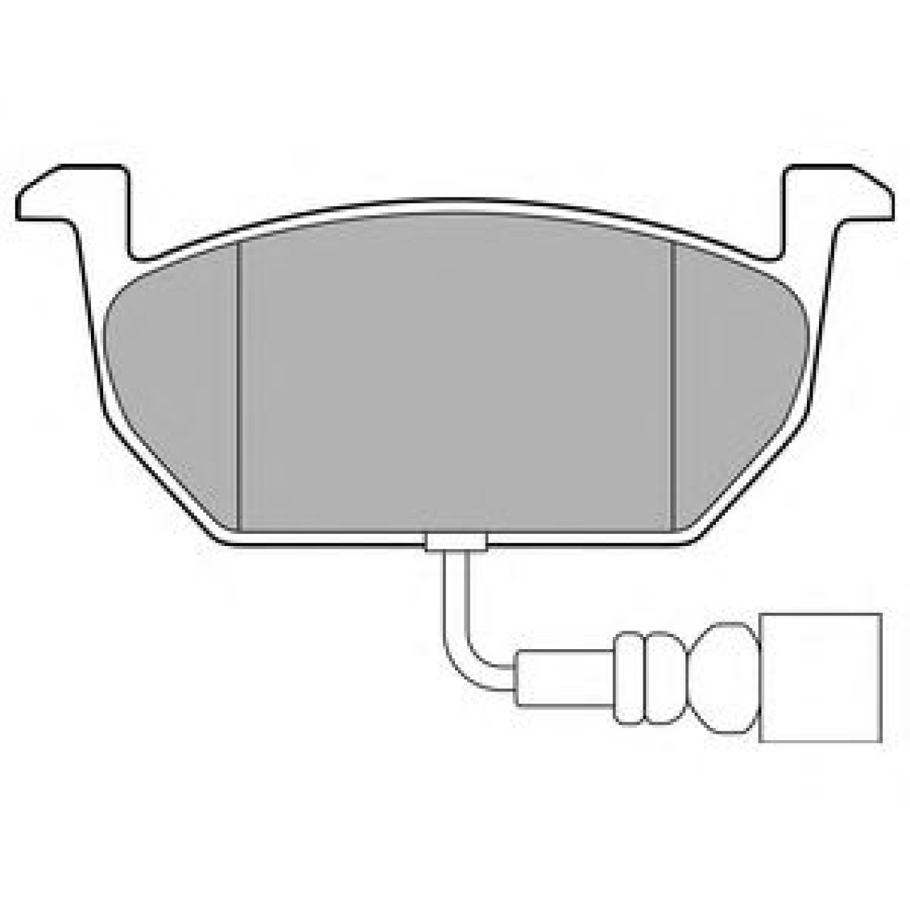 Set placute frana,frana disc SKODA OCTAVIA III (5E3) (2012 - 2016) DELPHI LP3146 piesa NOUA