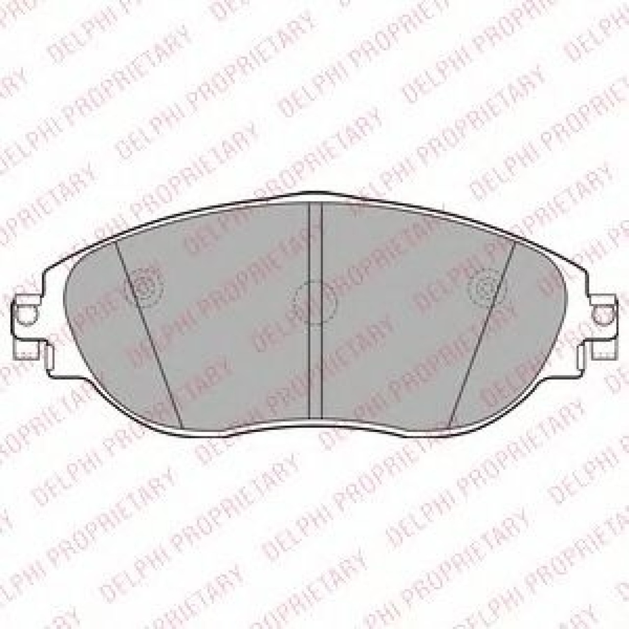Set placute frana,frana disc SKODA OCTAVIA III (5E3) (2012 - 2016) DELPHI LP2250 piesa NOUA