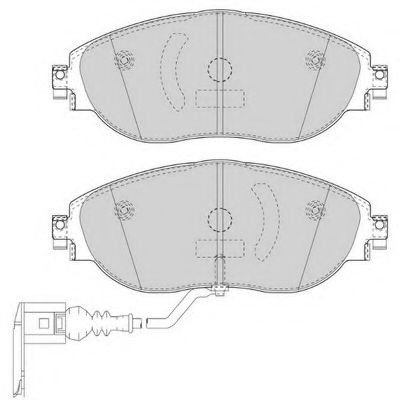 Set placute frana,frana disc SKODA OCTAVIA III (5E3) (2012 - 2016) FERODO FDB4425 piesa NOUA