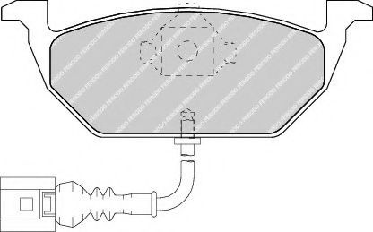 Set placute frana,frana disc SKODA ROOMSTER Praktik (5J) (2007 - 2015) FERODO FDB1398 piesa NOUA