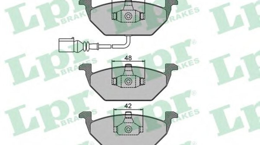 Set placute frana,frana disc SKODA YETI (5L) (2009 - 2016) LPR 05P692 piesa NOUA