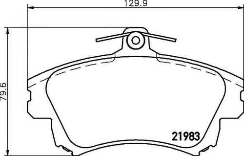 Set placute frana,frana disc SMART FORFOUR (454) (2004 - 2006) TEXTAR 2198304 piesa NOUA